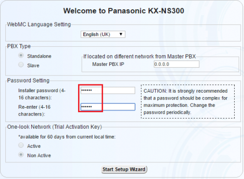 Cài đặt tổng đài Panasonic KX-NS300